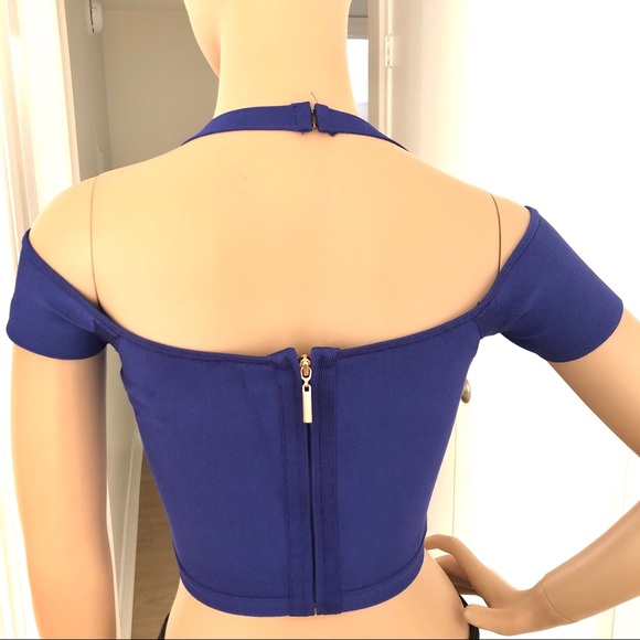 Guess by Marciano Indigo Crop Top - Picture 6 of 11